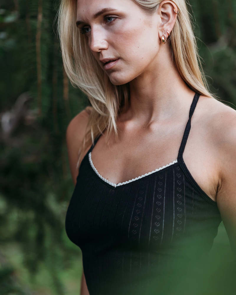 Q for Quinn Pointelle Camisole