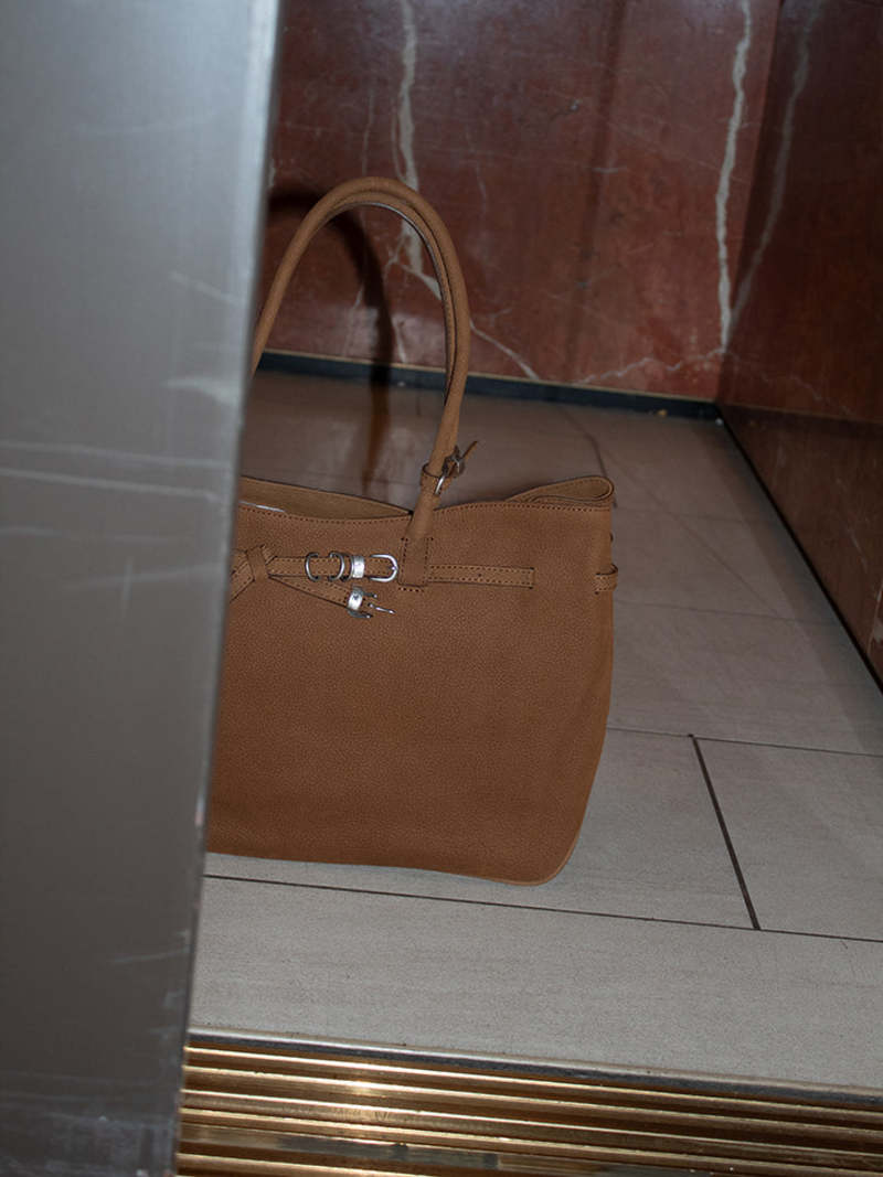 Marge Sherwood Grandma Used Bag Large Bag - Chestnut Nubuck