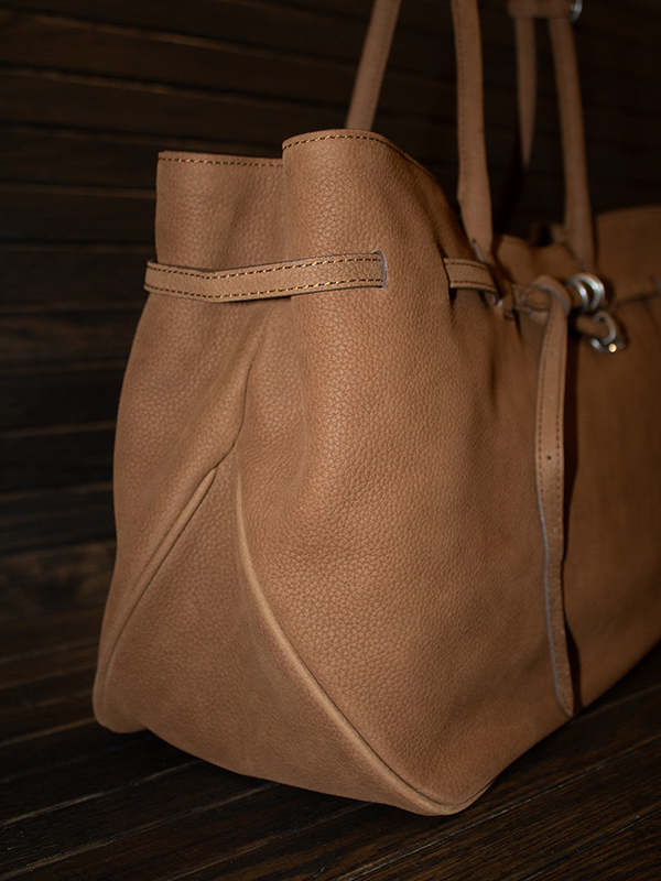Marge Sherwood Grandma Used Bag Large Bag - Chestnut Nubuck