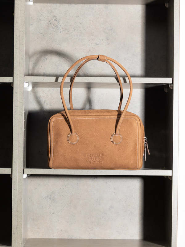 Marge Sherwood Soft Boston Bag - Chestnut