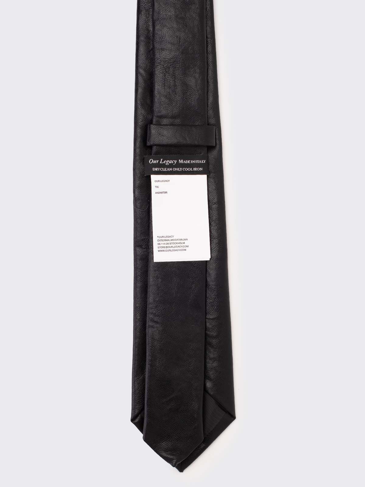 Our Legacy Tie - Black - Image 3 of 3