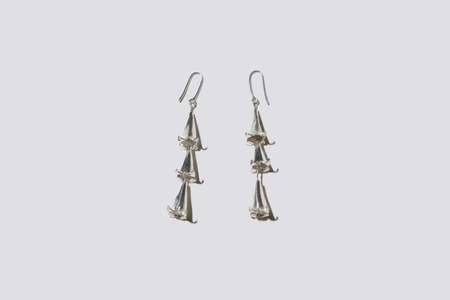Martine Ali Hardware Earring - Silver | Garmentory