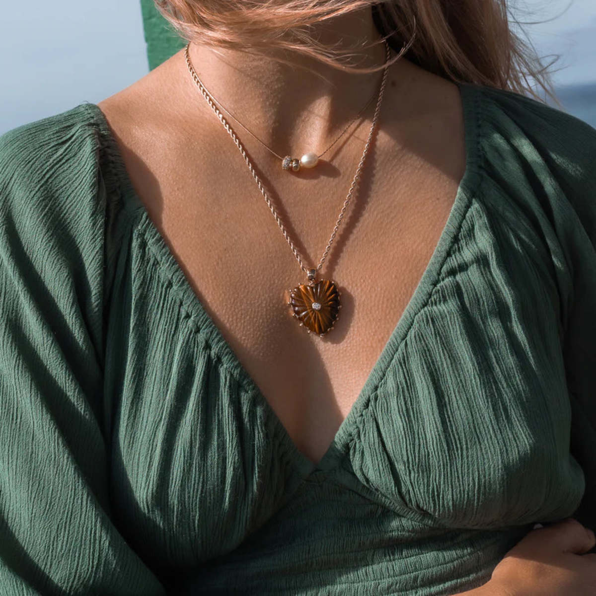 Thatch Isla Gold Bead Necklace - 14K Gold Plated - Image 3 of 3