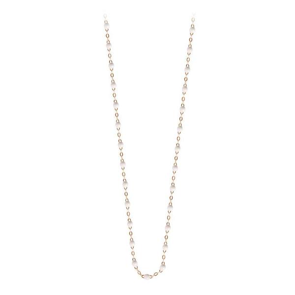 Gigi Clozeau 16.5" Classic Gigi Necklace - White/Rose Gold