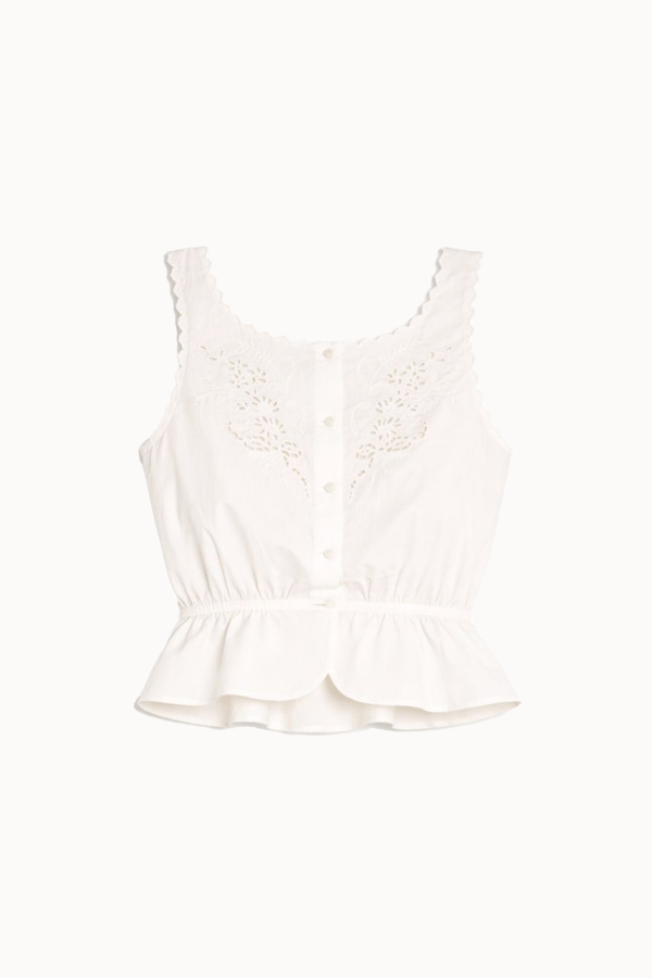 RE/DONE Jerry Tank Top - Vintage White