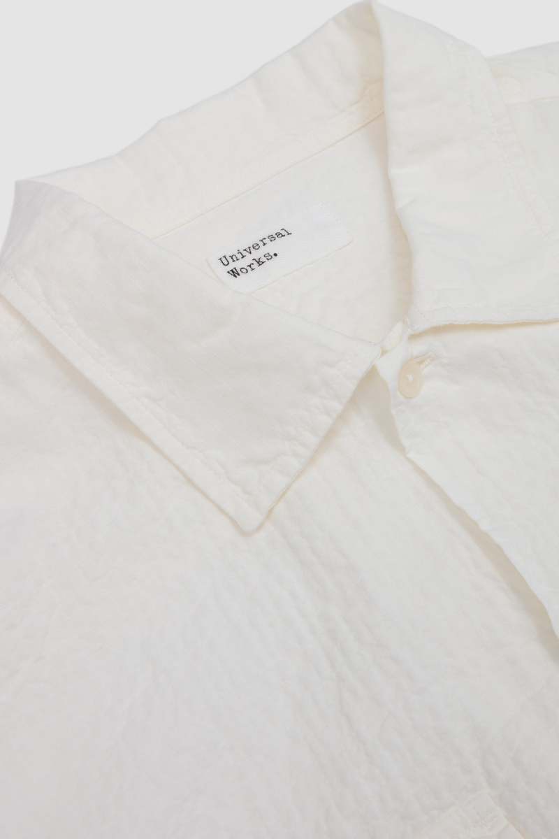 Universal Works Attendant Shirt Arten Seersucker