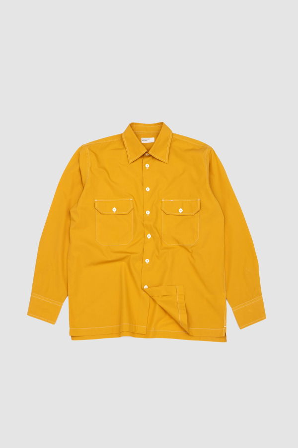 Universal Works CPO Organic Fine Poplin Shirt - Golden Brown