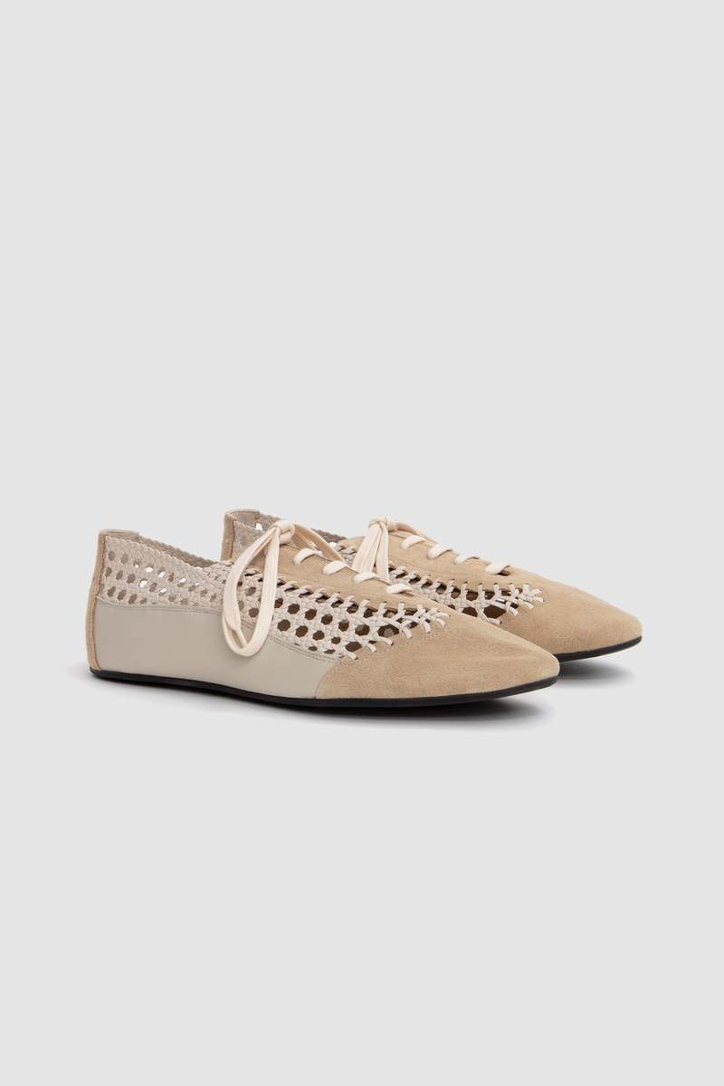 Hereu Esportiu Woven Lace-Up Shoes