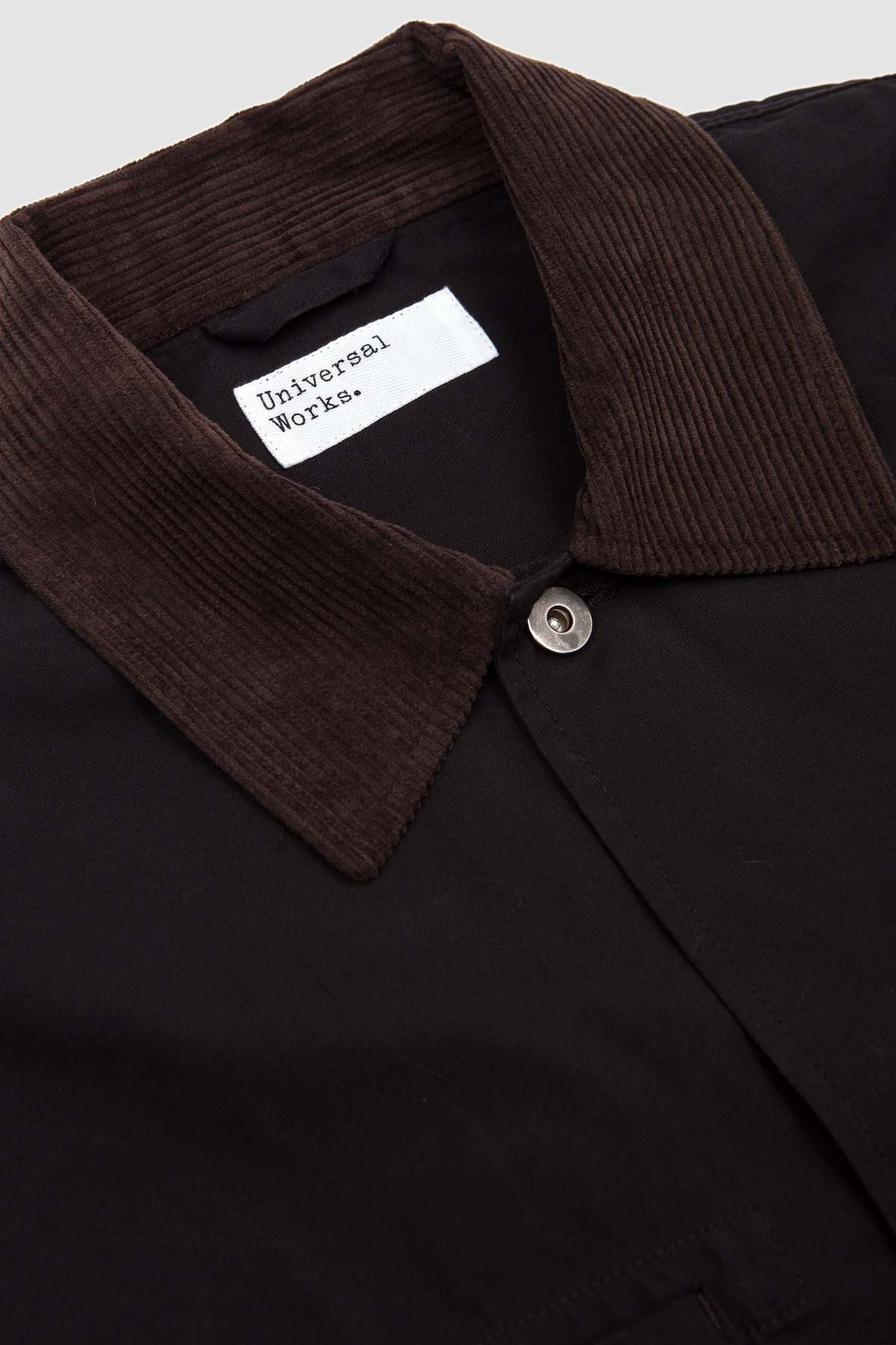 Universal Works Labour Summer Canvas Jacket - Licorice - Image 3 of 5