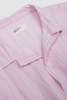Universal Works Road Shirt Lily Stripe Pink Shirt - Thumbnail 3