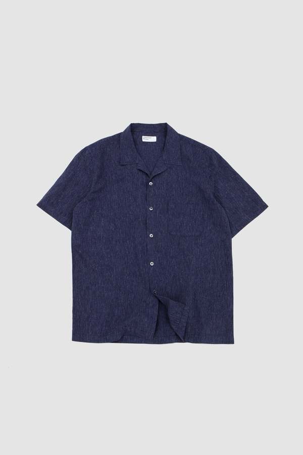 Universal Works Road Shirt Sido Linen Mix