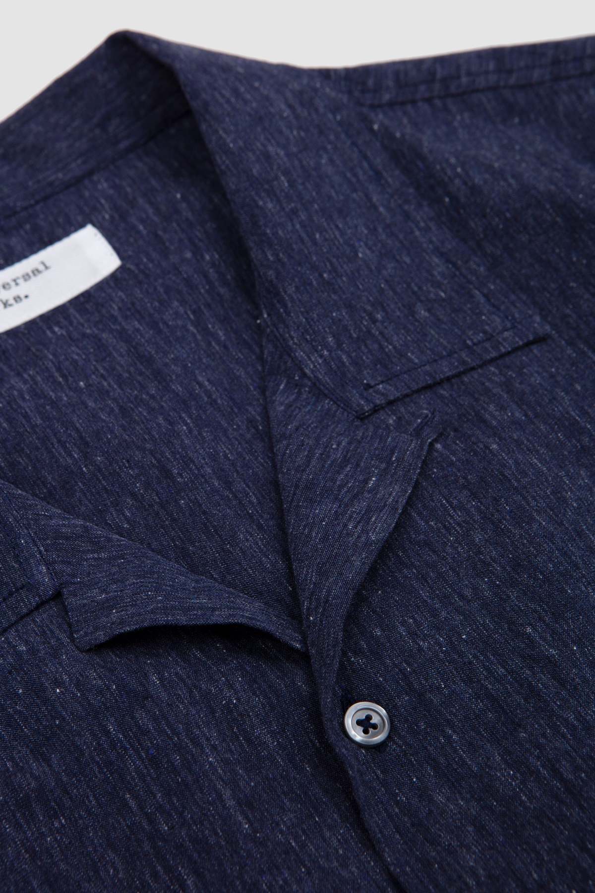 Universal Works Road Shirt Sido Linen Mix - Image 3 of 5