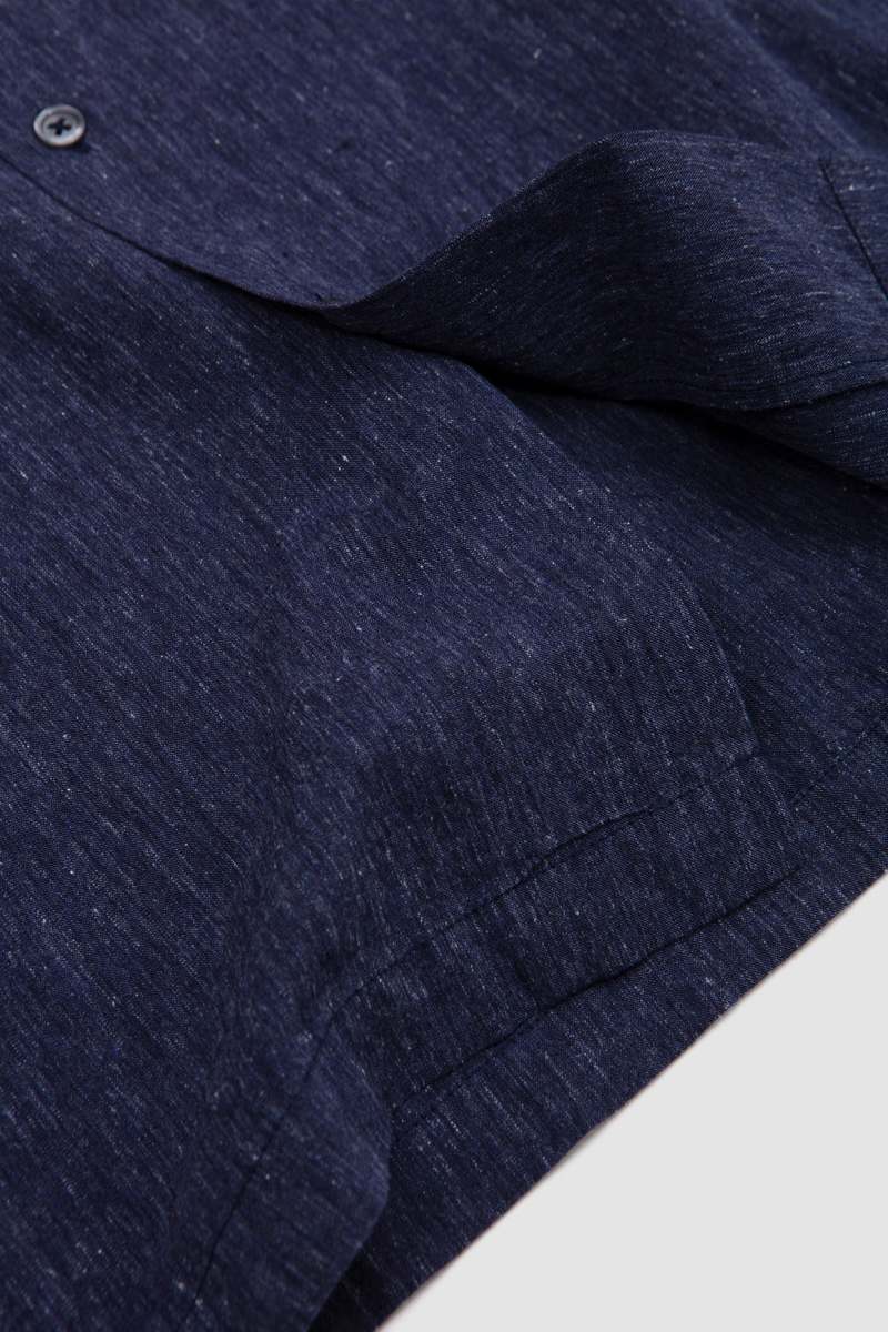 Universal Works Road Shirt Sido Linen Mix