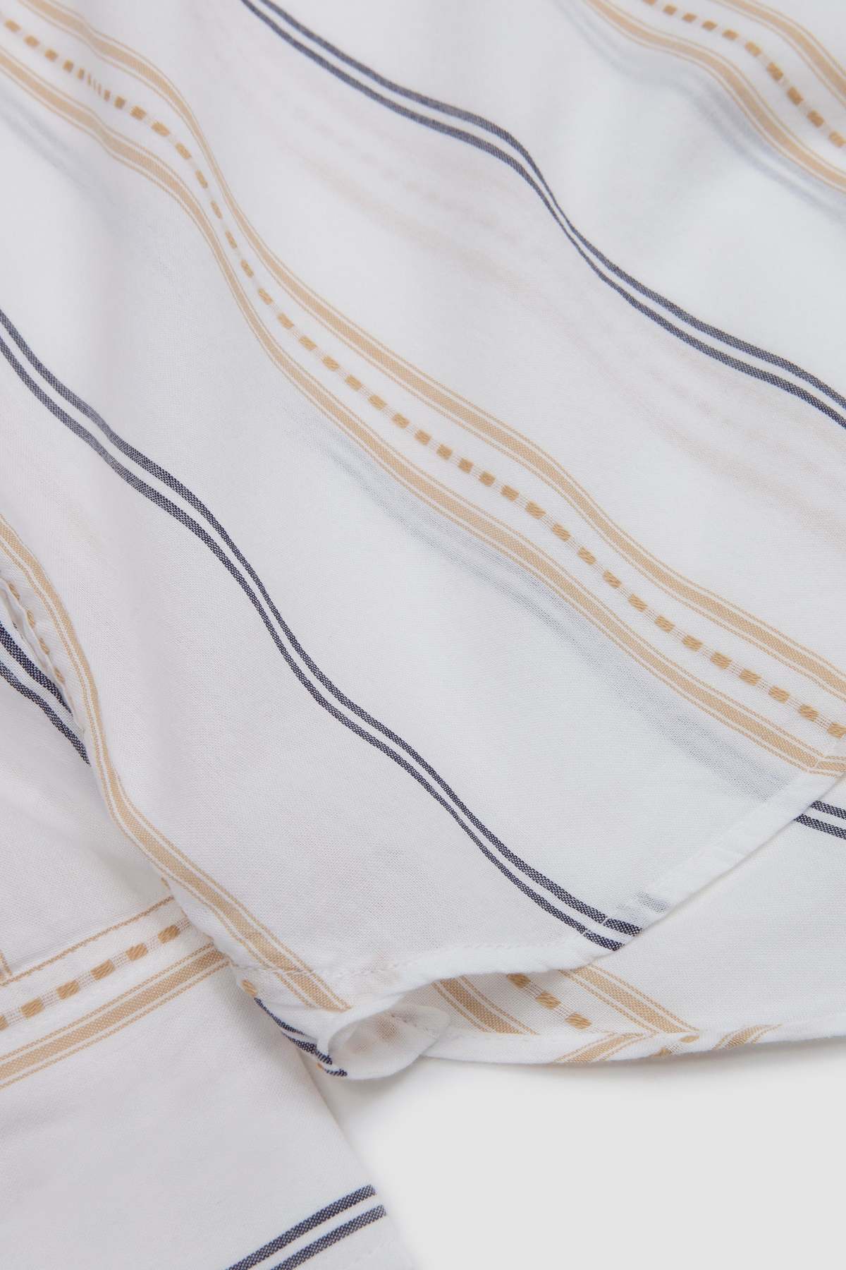 Universal Works Square Pocket Hendrix Stripe Shirt - Image 4 of 5