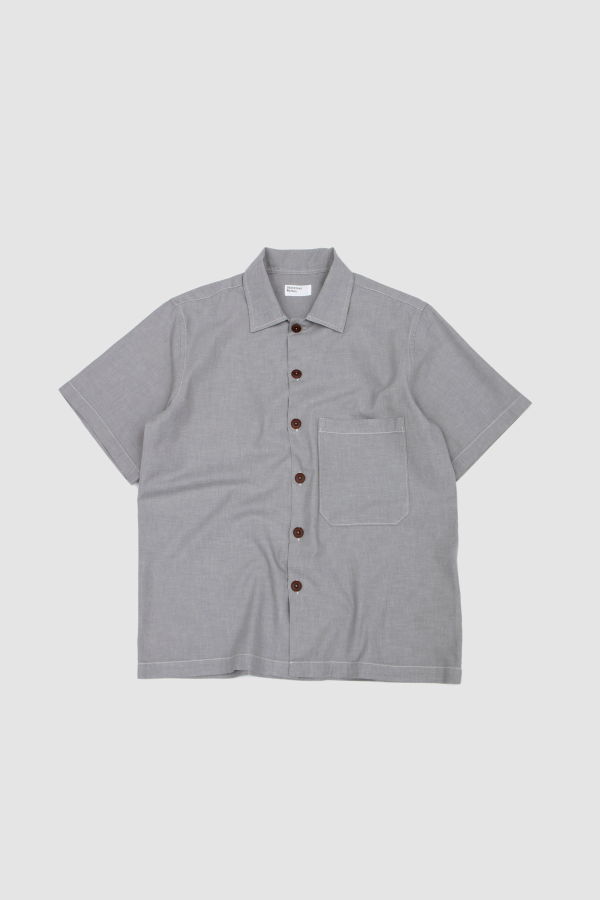 Universal Works SS Fatigue Izumi Cotton Shirt - Grey