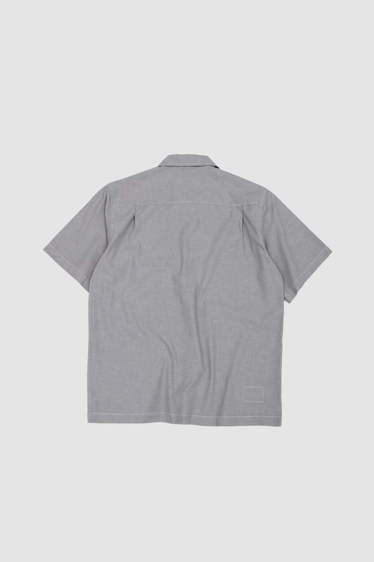 Universal Works SS Fatigue Izumi Cotton Shirt - Grey - Image 5 of 5