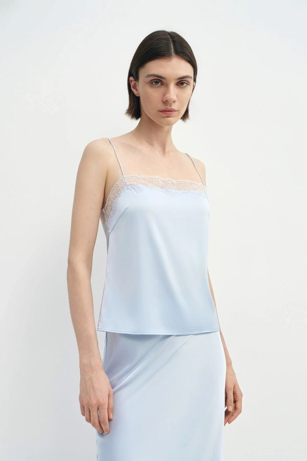 Sophie Rue Alva Lace Trim Cami Top - Plein Air