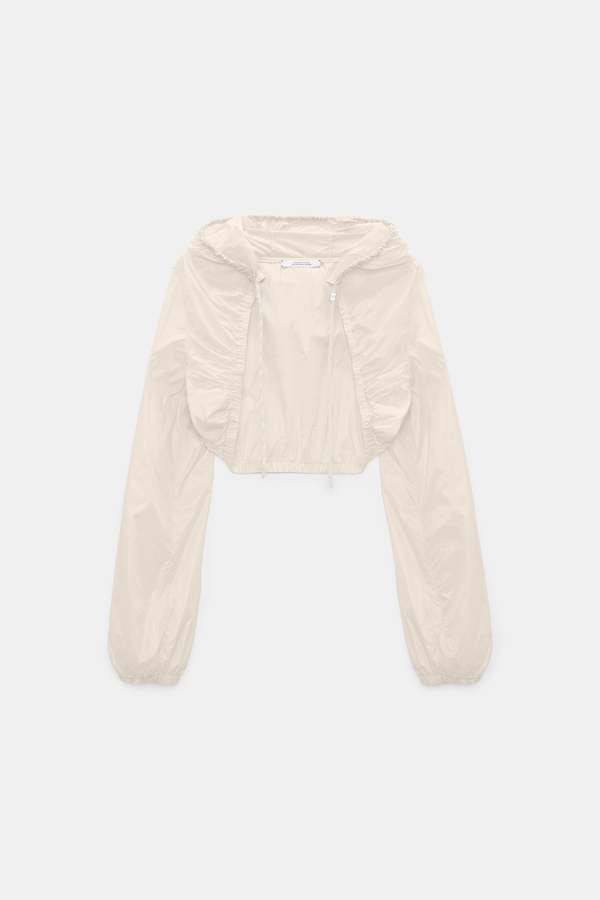 Dorothee Schumacher Sporty Coolness Hooded Arm Cover Shrug