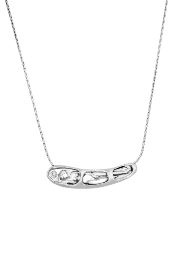 Meg Carina Hardy Sleeping Venus Slider Necklace