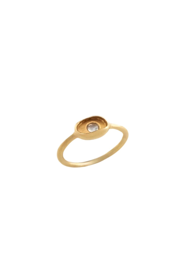 Carina Hardy Solo Ring - Gold