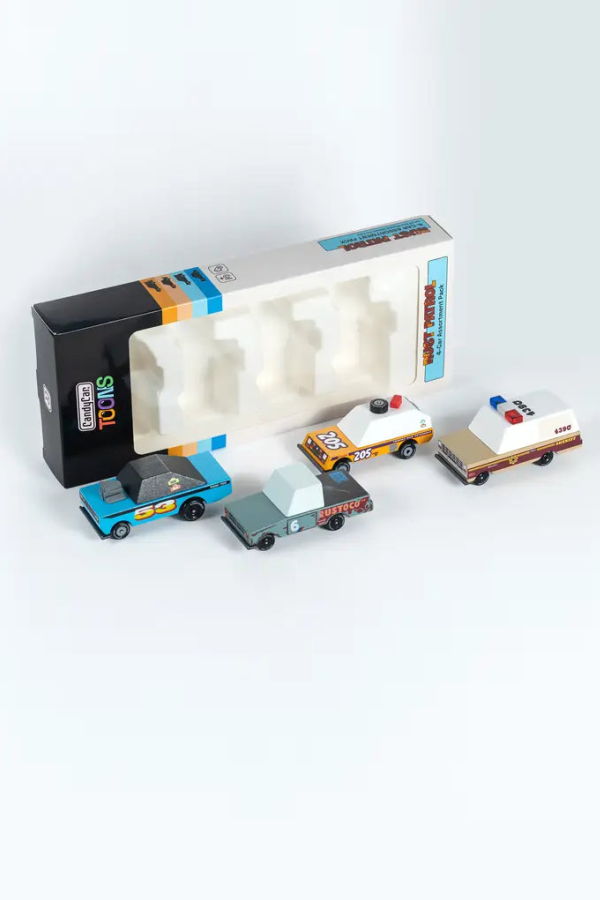 Candylab Rust Patrol TOONS 4-Pack Toy Car Set