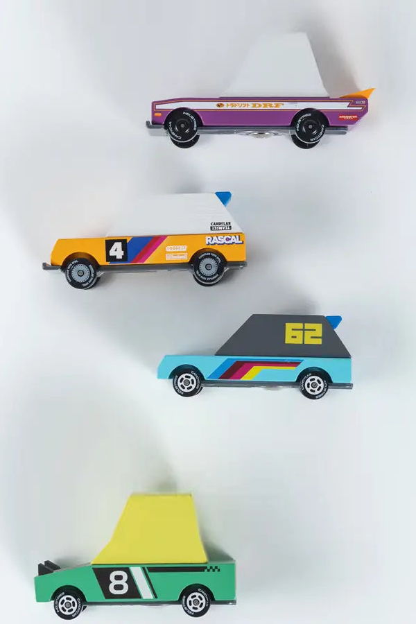 Candylab Tokyo Heat TOONS 4-Pack Toy Car Set