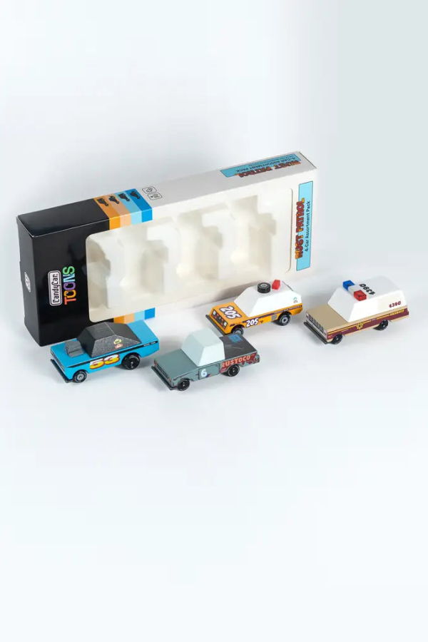 Candylab Tokyo Heat TOONS 4-Pack Toy Car Set