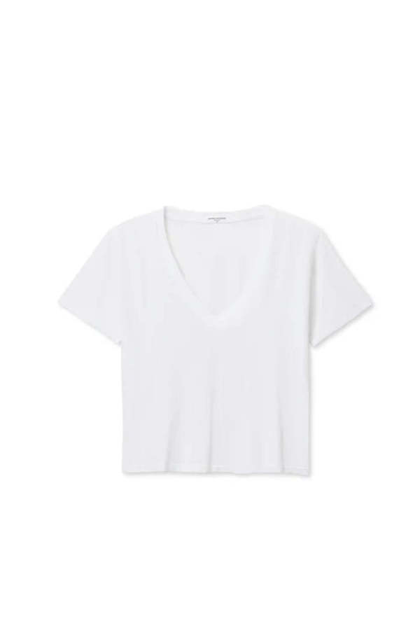 Perfect White Tee Beckett Crispy Cotton V-Neck Top