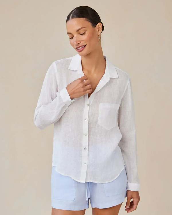 Bella Dahl Pocket Button Down Shirt
