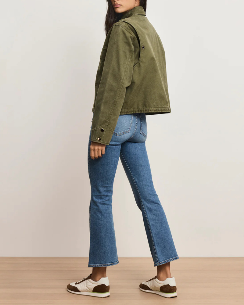 Veronica Beard Stephen Bomber Jacket - Army