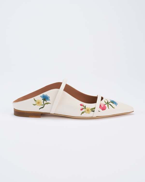 Malone Souliers Maureen Flat - Milk