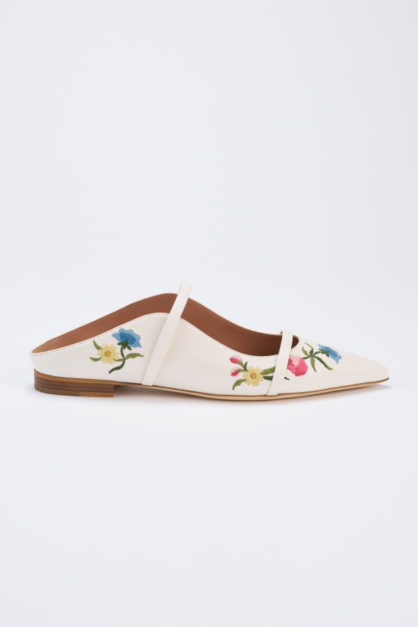 Malone Souliers Maureen Flat - Milk