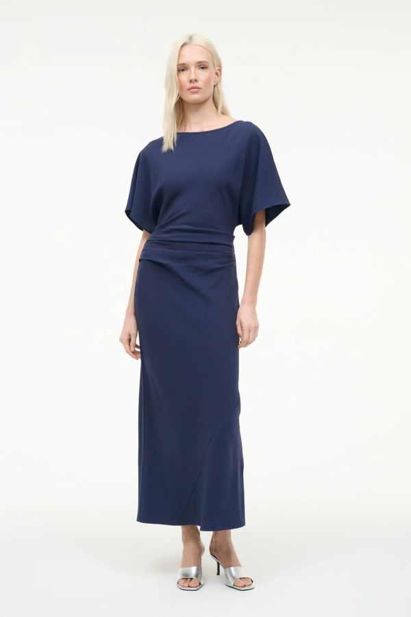 Staud Amelie Dress - Navy