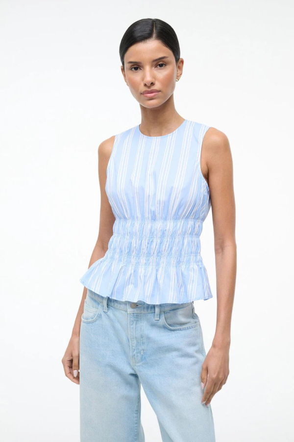 Staud Culver Top - Ventura Stripe
