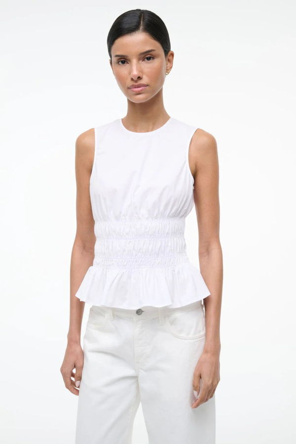 Staud Culver Top - White