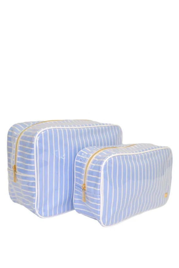 TRVL Designs Luxe Gloss XL Glam & Go Coastal Cosmetic Bag Set