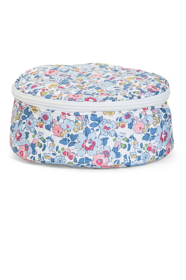 TRVL Designs Quilted Jewelry Round Case