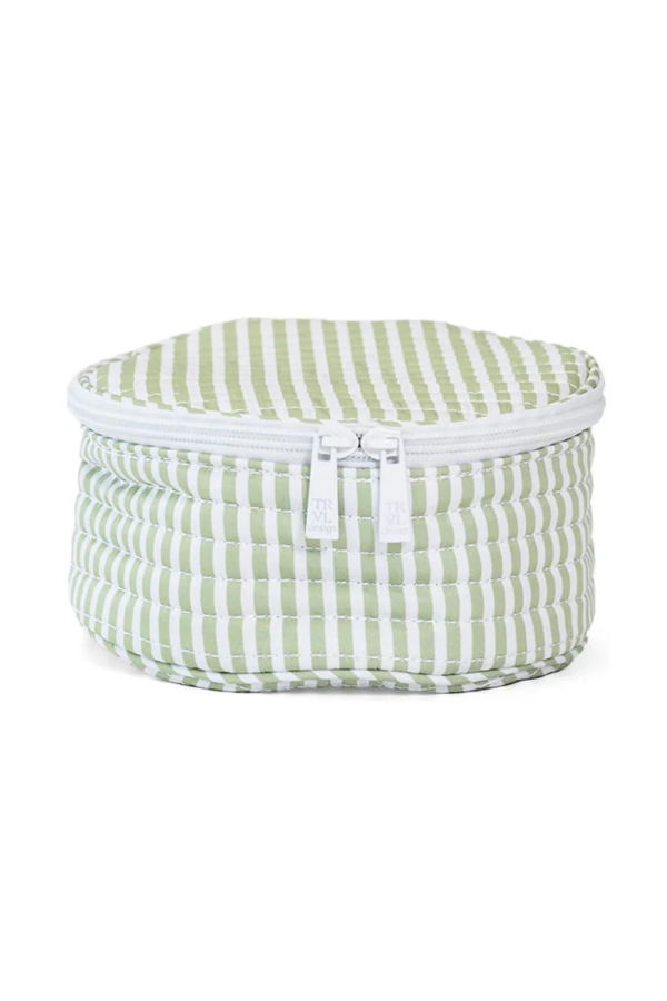 TRVL Designs Quilted Jewelry Round Case