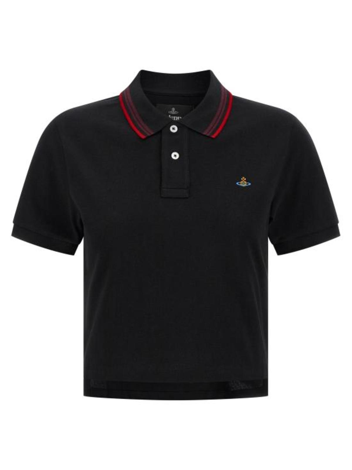 Vivienne Westwood 1H010004J00AUN401 Polo Shirt - Black - Image 1 of 4