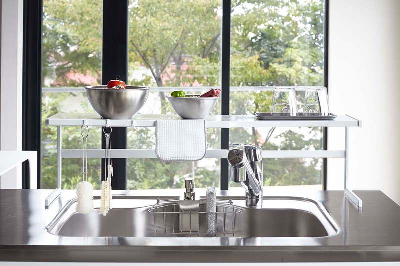 Yamazaki Home Expandable Countertop Shelf - Steel