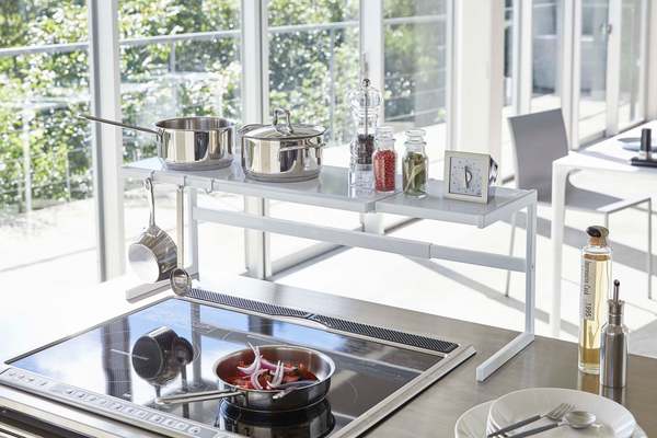 Yamazaki Home Expandable Countertop Shelf - Steel