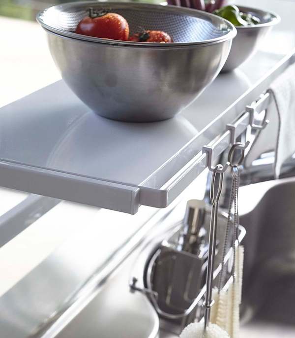 Yamazaki Home Expandable Countertop Shelf - Steel