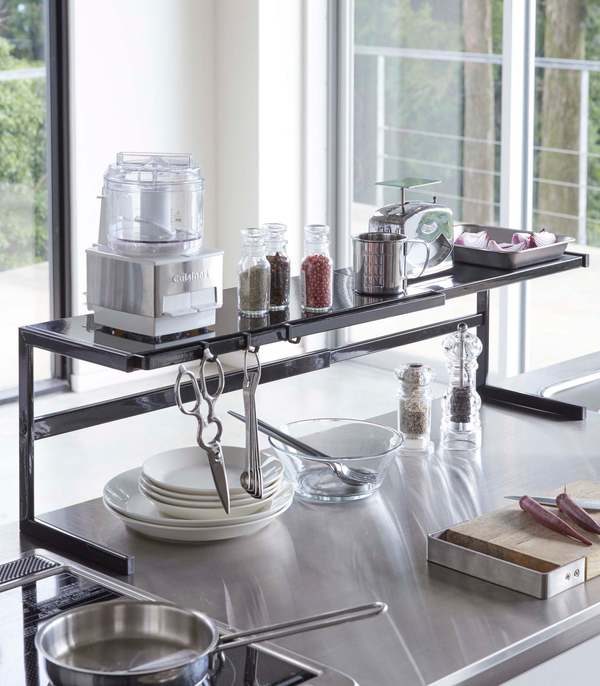 Yamazaki Home Expandable Countertop Shelf - Steel