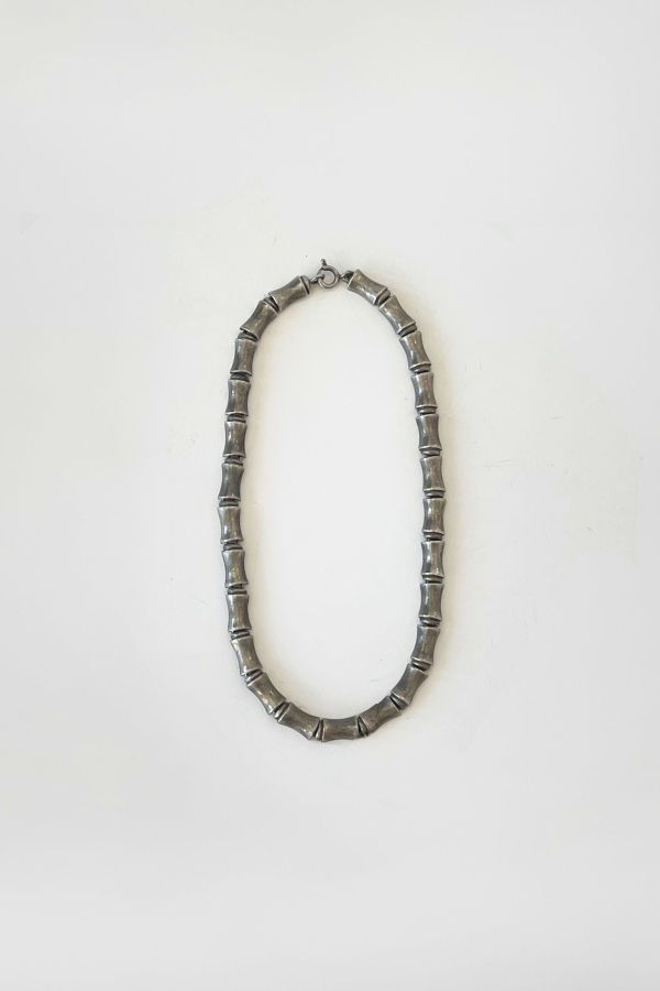 EGR Bamboo Chain Necklace - Silver