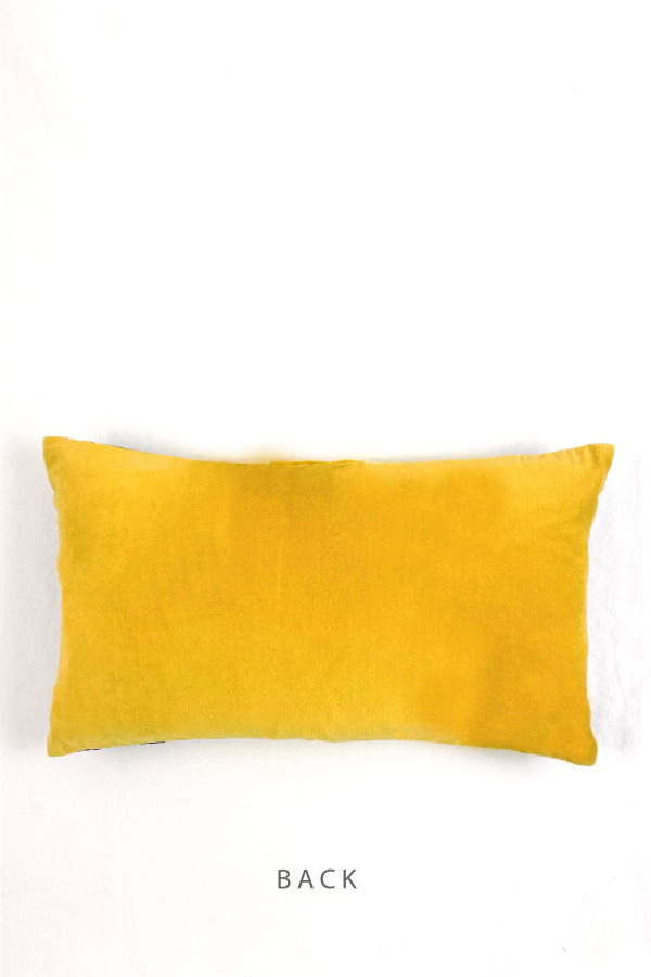 Mellowworks Rugby Stripe Lumbar Pillow Cover - Black/White