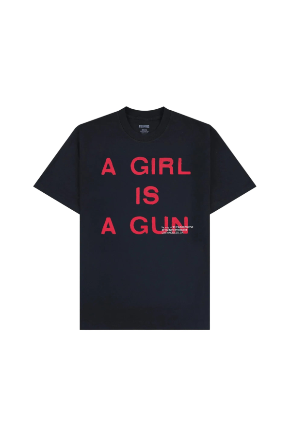 PLEASURES Girl Is A Gun Tee - Black