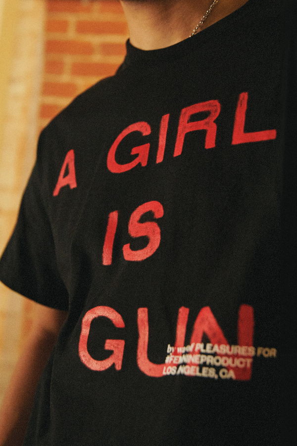 PLEASURES Girl Is A Gun Tee - Black