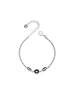 Meg Carina Hardy Dewdrops Bracelet - Silver - Thumbnail 1