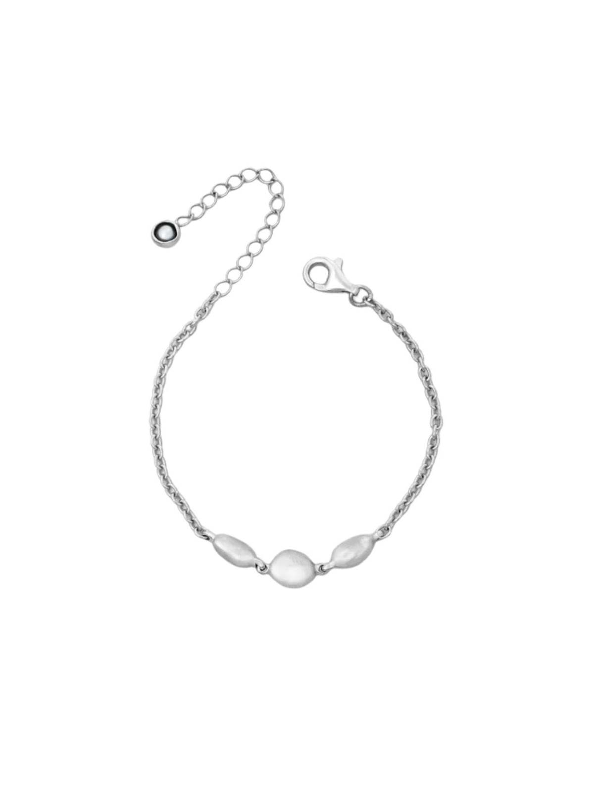 Meg Carina Hardy Dewdrops Bracelet - Silver - Image 2 of 3