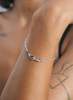 Meg Carina Hardy Dewdrops Bracelet - Silver - Thumbnail 3